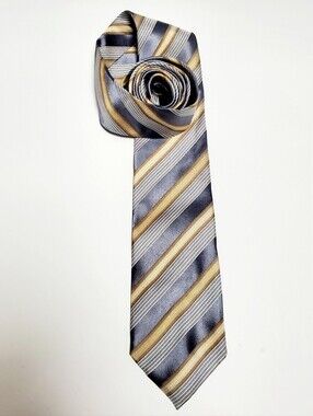 Alfani Red Label Men's Necktie Geaturing a Diagonal Striped Pattern